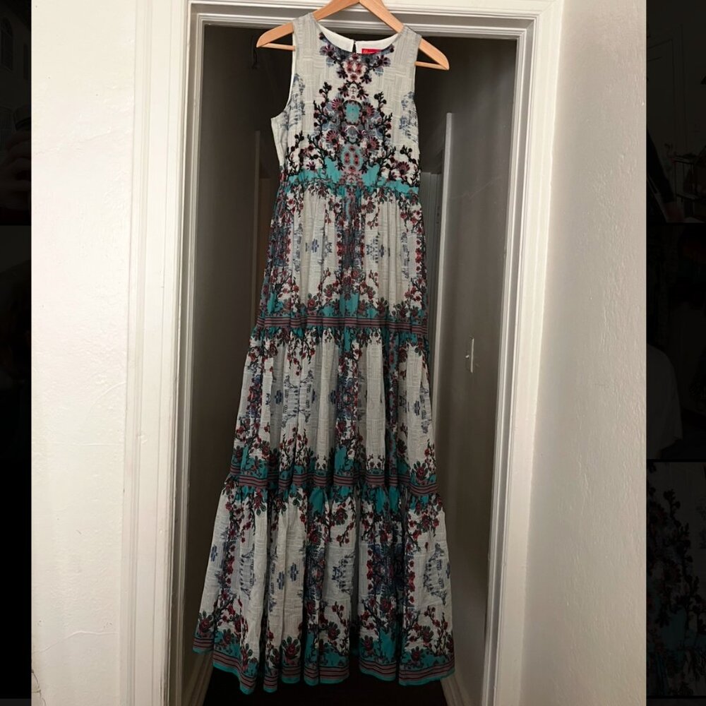 ANTHROPOLOGIE - Bhanuni by Jyoti dress multicolor maxi dress - size 4